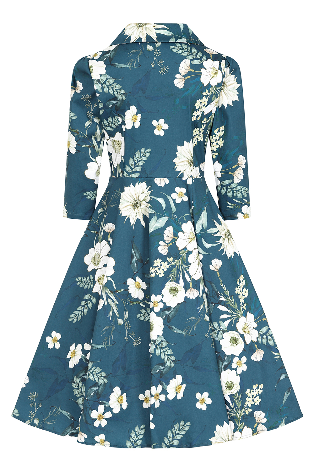 Petal Floral Swing Dress in Extended Sizing